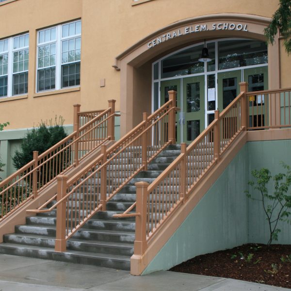 016 Central Elementary Stair Railing – S.T.I Steeltec Industries Ltd